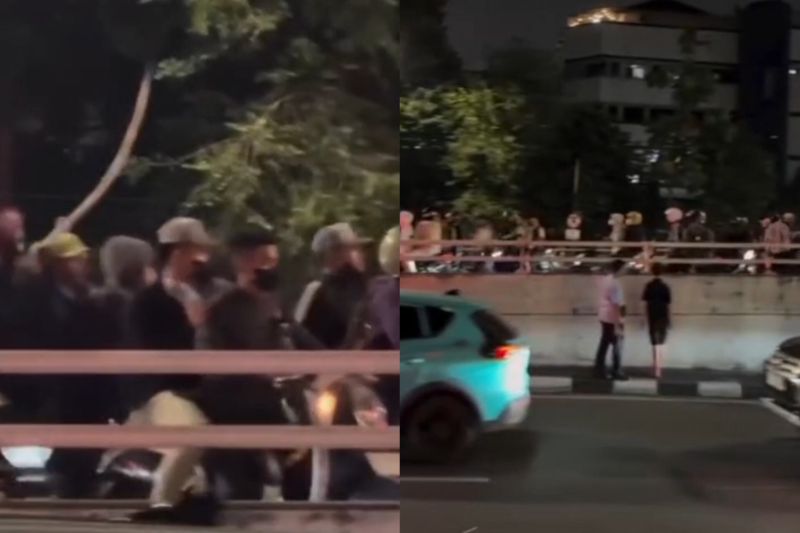 Bawa Senjata Tajam, Polisi Selidiki Kelompok Pelajar di Flyover Kalibata