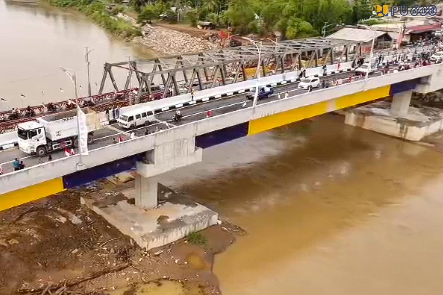 Jembatan Duplikasi Krueng Tingkeum  Aceh Beroperasi Penuh, Akses Jalintim Sumatra Pulih