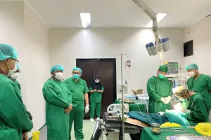 Layanan Operasi Bibir Sumbing dan CKG di Lanud RSA Natuna