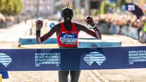 Pelari Kenya Agnes Ngetich Pecahkan Rekor Dunia Half Marathon Putri