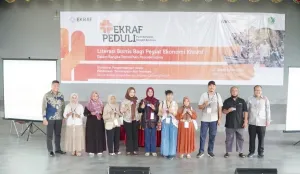 Pulihkan Ekonomi Pascabencana, Kemenekraf Genjot Literasi Bisnis Pelaku Ekraf di Tapanuli Selatan