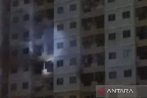 Kebakaran Apartemen Teluk Intan, Kerugian Ditaksir Mencapai Rp1,5Milar