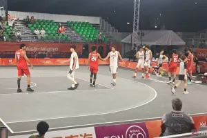 Tim Basket 3x3 Putra Kalah dari Qatar 7-10