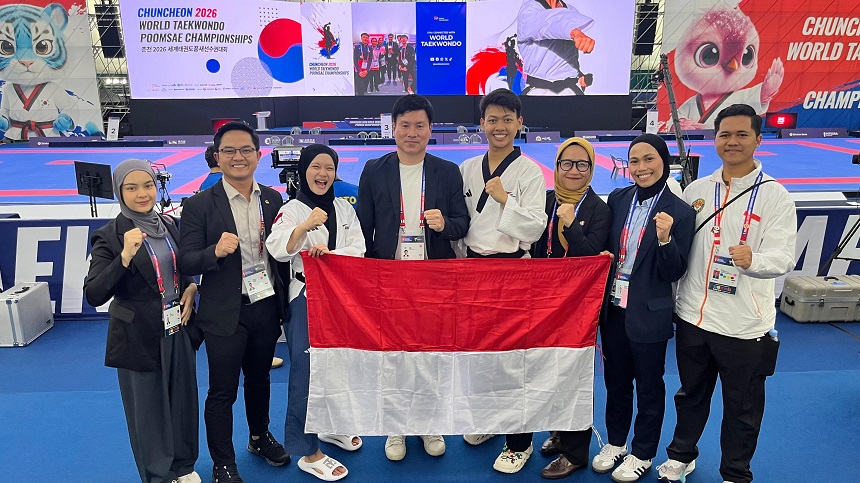 Tim Pelatnas Taekwondo Indonesia Raih Medali Perak di Kej...