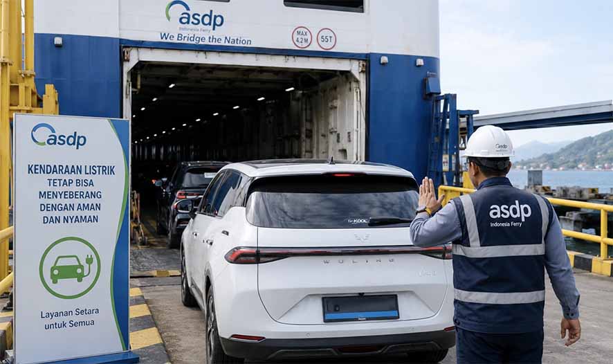 Benarkah Mobil Listrik Tak Boleh Naik ke Kapal Laut? 