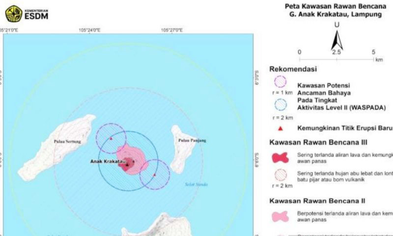 Bagaimana Bisa Muncul Dua Pulau Baru di Sekitar Krakatau ...