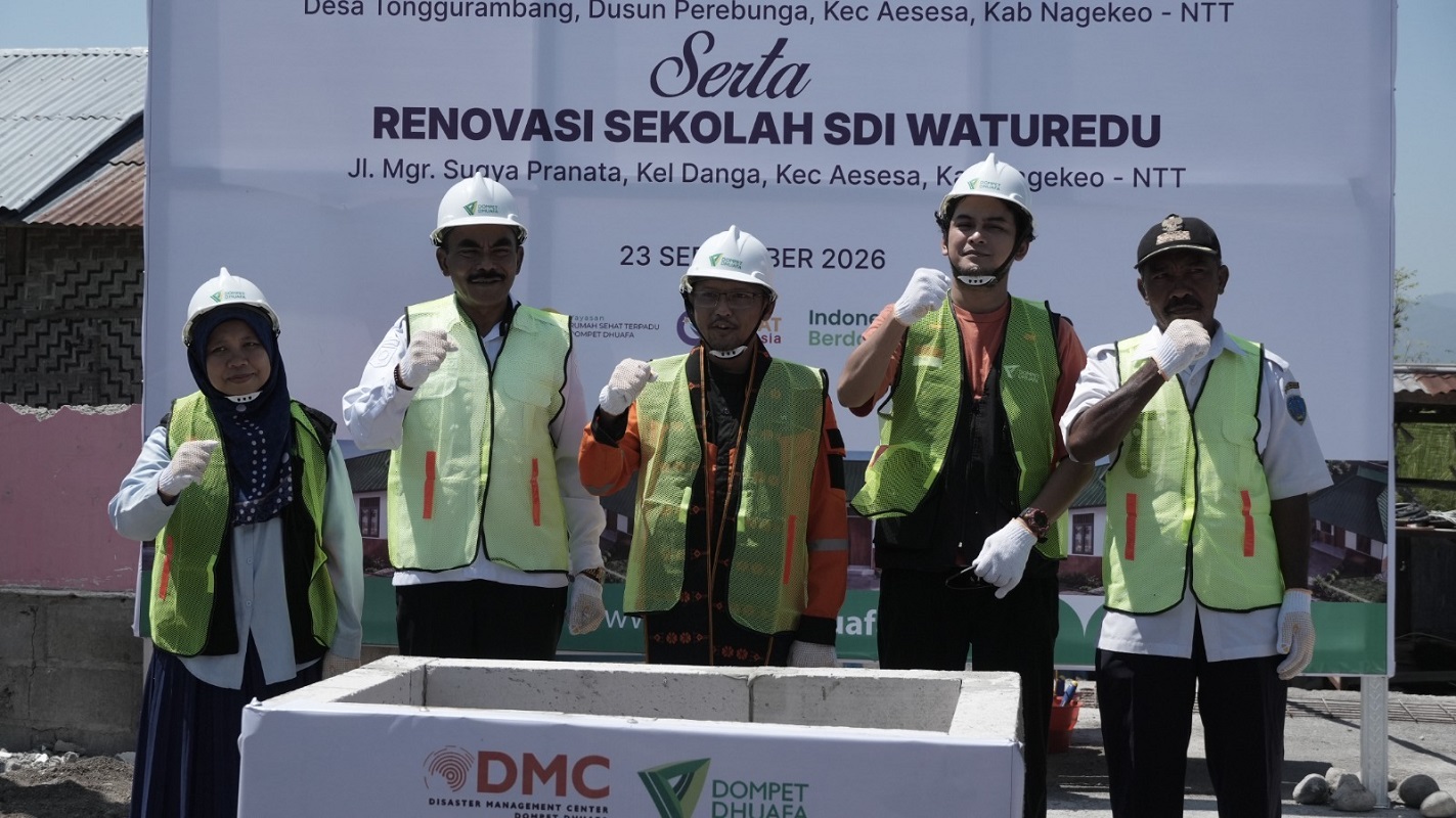 Pasca-Gempa NTT, Dompet Dhuafa Siapkan 100 Rumah Sementara dan Renovasi Sekolah di Nagekeo