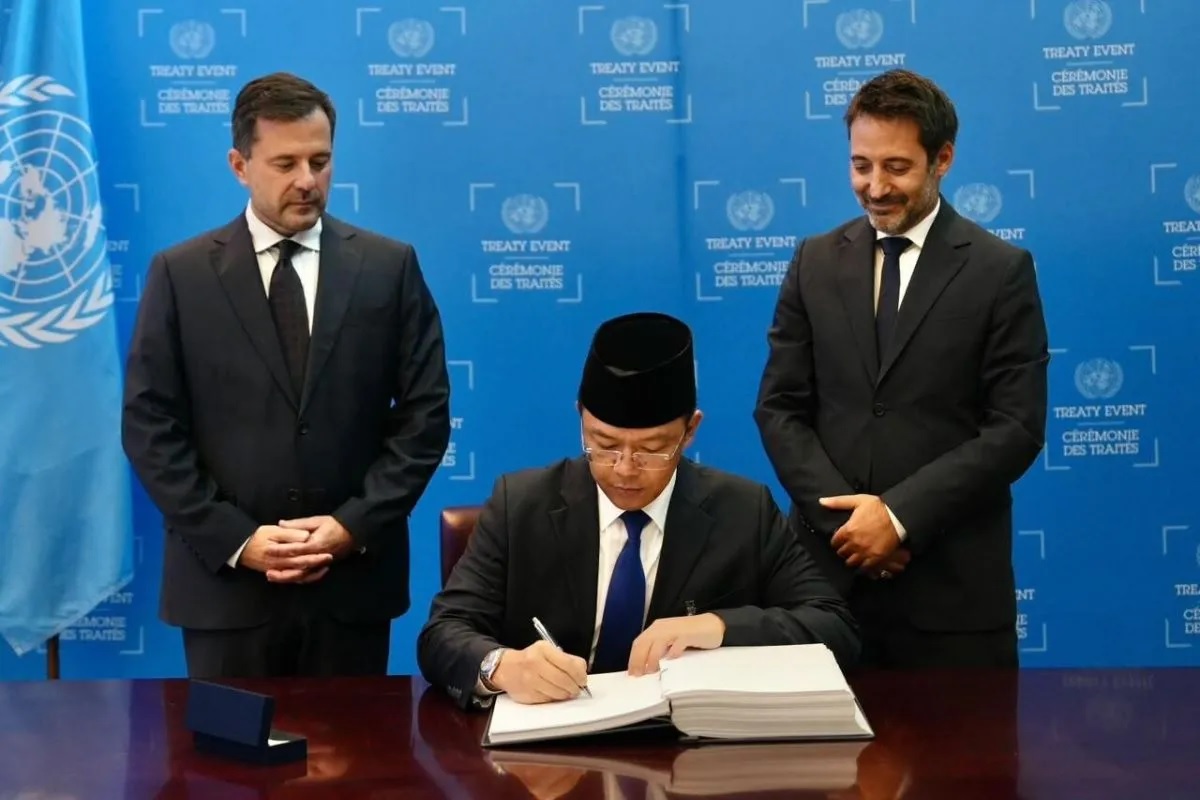 Indonesia Tandatangani Konvensi Siber Pertama PBB di New York