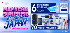 Mau Terbang ke Jepang Gratis? Ikuti Aja Program Fly Me to Japan dari Panasonic