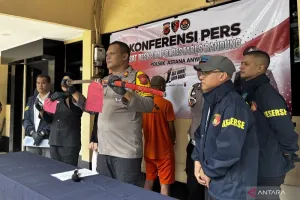 Polsek Astanaanyar Bandung Tangkap Pemuda Curi Motor Gunakan Samurai