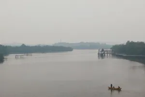 Pulau Bintan Kembali Diselimuti Kabut Asap dari Kalimantan