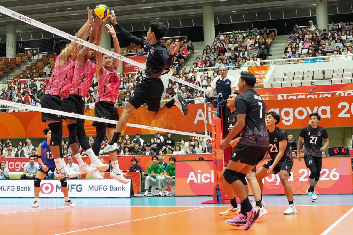 Asian Games 2026: Tim Bola Voli Putra Indonesia Kalah Tip...