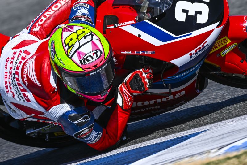 Kiandra Ramadhipa Start Posisi 5 di Aragon, Pembalap Indo...