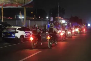 Polres Wonosobo Gelar Patroli Skala Besar Antisipasi Balap Liar