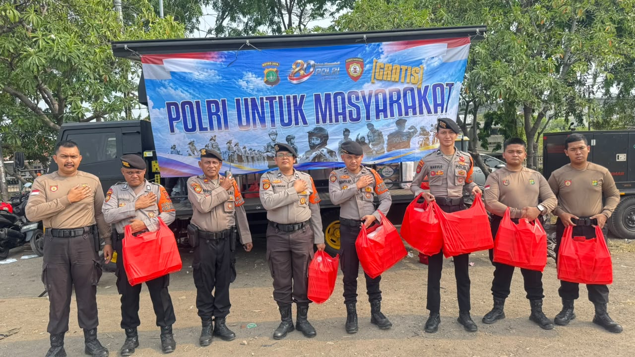 Polsek Pasar Minggu Kenalkan Tugas Polisi kepada Anak PAUD