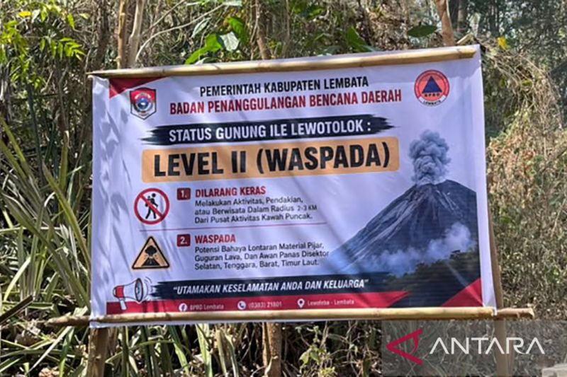 Ada Apa di Gunung Lewotolok? PVBMG Larang Wisatawan Masuk...