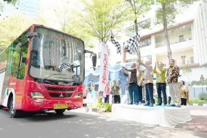 Keliling Kemayoran Gratis Tis, PPK Kemayoran Luncurkan Shuttle Bus "KEMON", Ini Rutenya