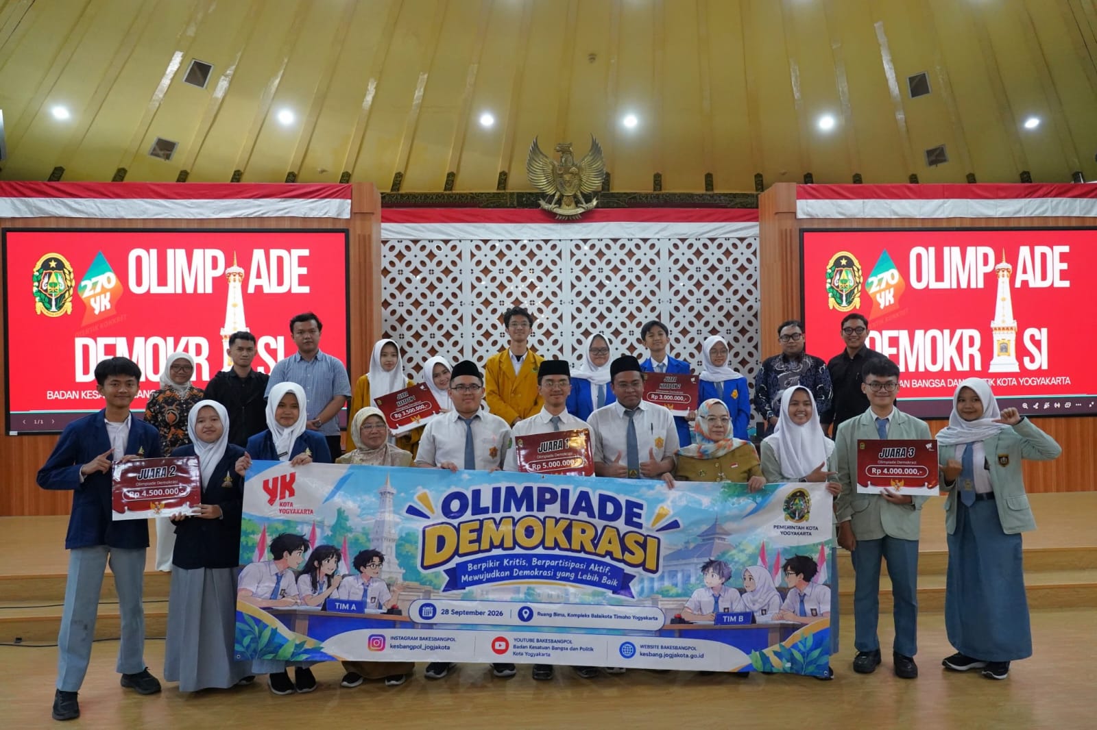 Olimpiade Demokrasi Yogyakarta Asah Kemampuan Pelajar Hargai Perbedaan
