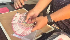 Fauza Hafid Maulana dan Latikah Arum Kusumawati, Pengedar Uang Palsu Diringkus Polres Cimahi 