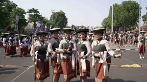 Tari Lajur Caping Kalo Catat Rekor MURI, Warisan Budaya Kudus Makin Dikenal.
