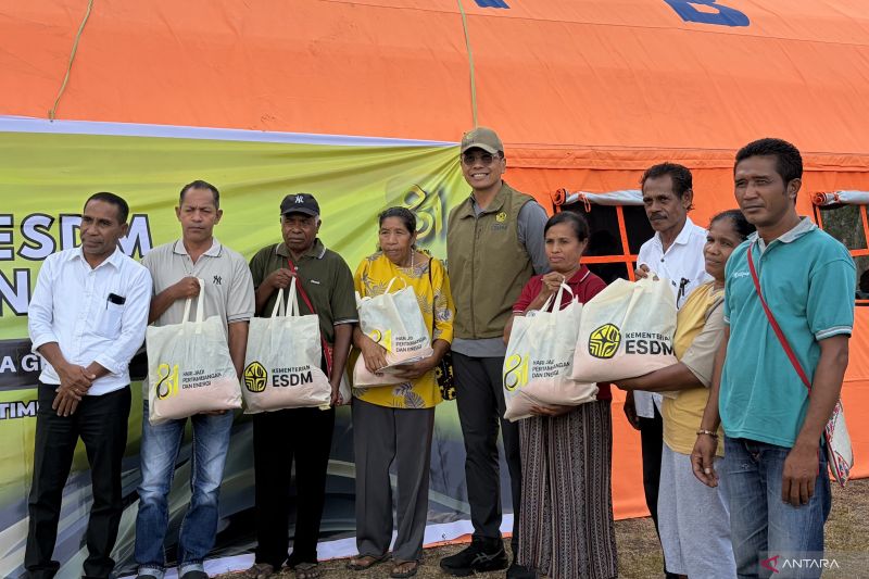Kementerian ESDM Salurkan Bantuan ke Korban Gempa di Nagekeo NTT
