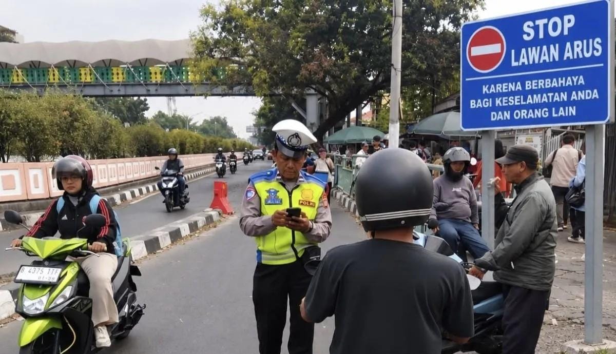 Polda Metro Jaya Perketat Pengawasan Pengendara Lawan Aru...