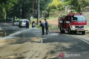 Usai Evakuasi Kendaraan yang Terlibat Kecelakaan, Polres Cianjur Pastikan Jalur Cianjur–Bogor Kembali Normal Kedua Arah