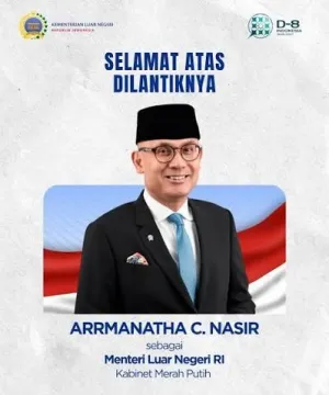 Menlu Arrmanatha Nasir Berkomitmen Jaga Polugri dan Pengawalan Anggota DK PBB