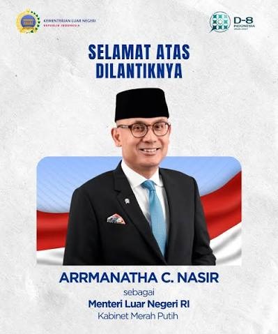 Menlu Arrmanatha Nasir Berkomitmen Jaga Polugri dan Penga...