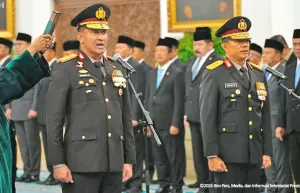 Prabowo Lantik Jenderal Pol...