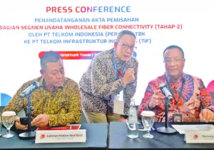 Telkom Alihkan 90% Aset Jar...