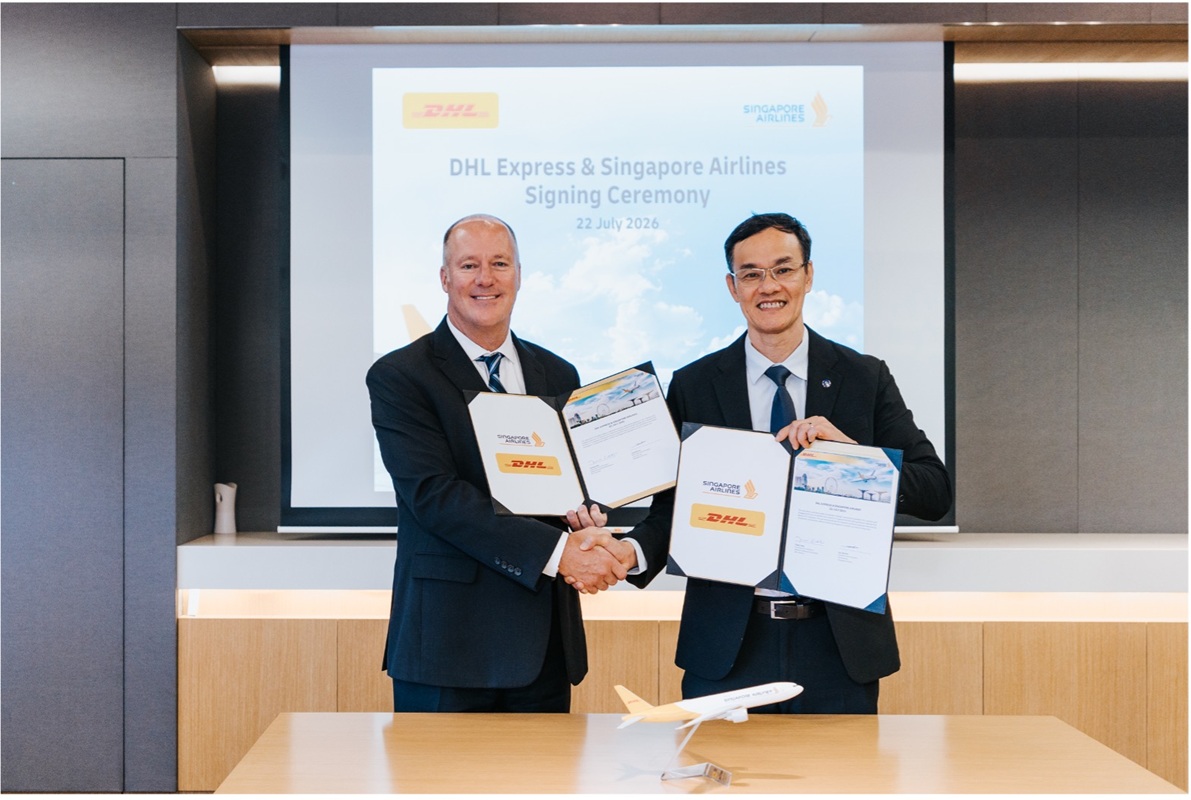 DHL Express dan Singapore Airlines Perpanjang Kerja Sama Operasional Lima Boeing 777