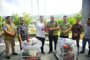 Aceh Tengah Menerima Dua Pompa Air untuk Memperkuat Penanganan Bencana