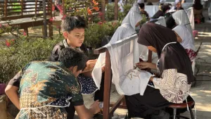 Batik Jadi Bagian Pembelajaran Wajib Siswa SD di Pandak