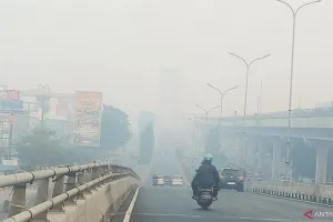 BMKG: Kualitas Udara Palembang Berada di Level Sangat Berbahaya akibat Kabut Asap