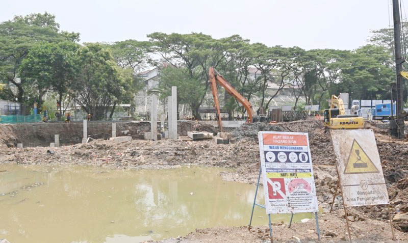Dikebut! Progres Proyek Embung Pondok Labu Jaksel Kini Se...