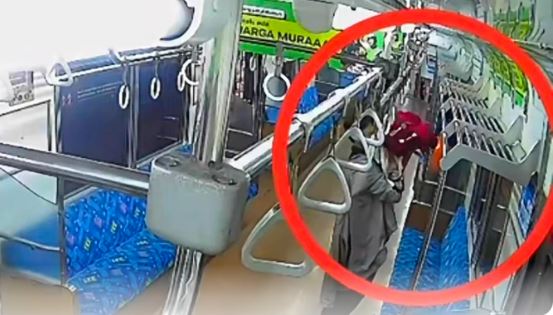Maling Laptop di KRL Terlacak CCTV, Pelaku Ditangkap, Bar...