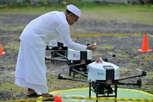 SKYY Network Luncurkan Pilot Project Pengiriman Menggunakan “Drone” di Bali