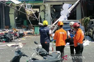 Ledakan Dahsyat di Pakuwon City Surabaya, Puluhan Ruko Rusak, 5 Orang Terluka
