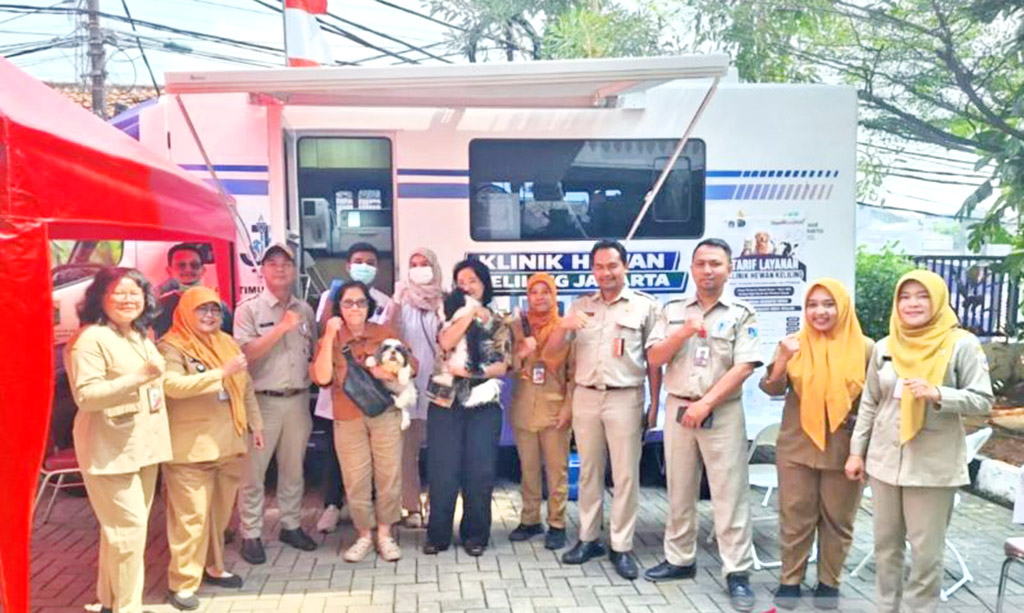 Mobil Klinik Hewan Keliling di Jaktim Siap Basmi Rabies