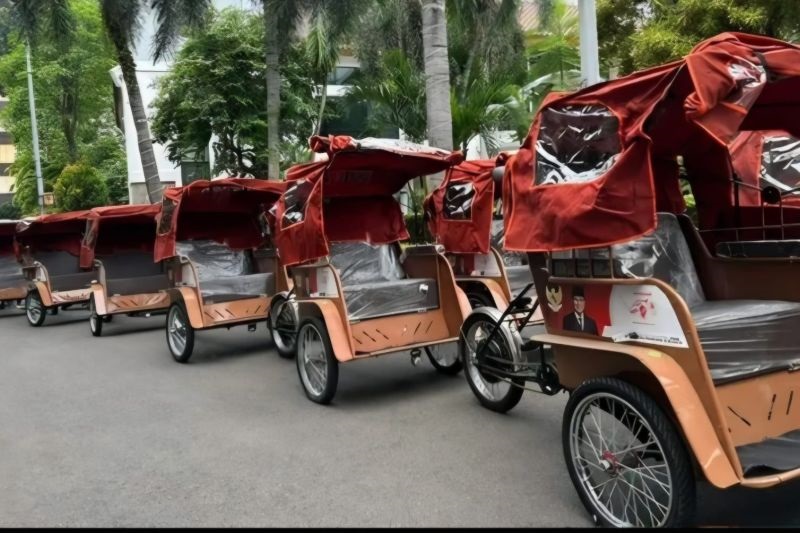 120 Becak Listrik untuk Dep...