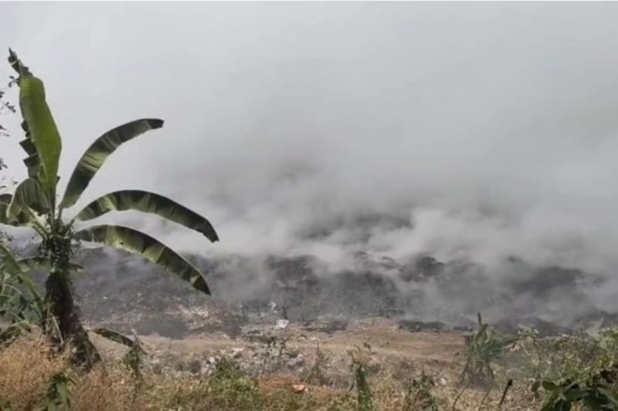 Mempercepat Penanganan Sisa Kebakaran di TPAS Gunung Santri