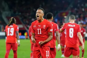 Gambar untuk berita: Swiss Menggila! Makedonia Utara Jadi Korban, Slovenia Bikin Skotlandia Tak Berkutik