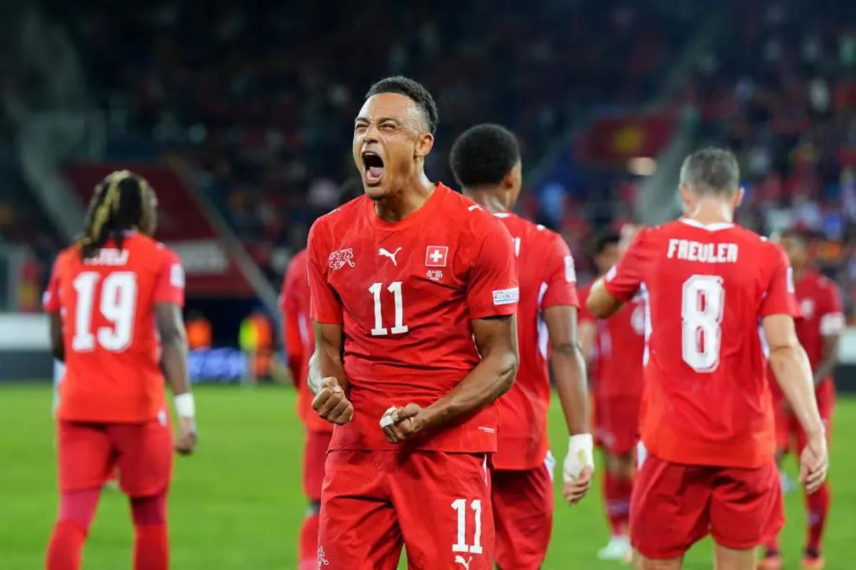 Swiss Menggila! Makedonia Utara Jadi Korban, Slovenia Bik...