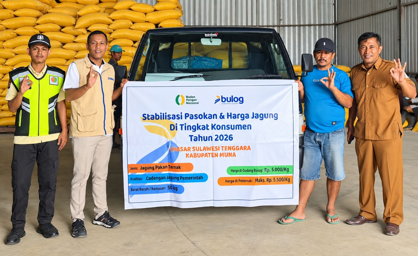 112 Ribu Ton Jagung Murah Disebar Bulog, Sasar Peternak Kecil di Seluruh Wilayah