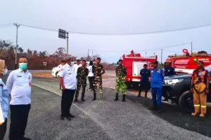 Memperketat Pemantauan Titik Api di sekitar Bandara Udara Karel Sadsuitubun