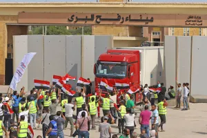 Mesir Kirim Konvoi Raksasa 2.600 Ton Bantuan ke Gaza