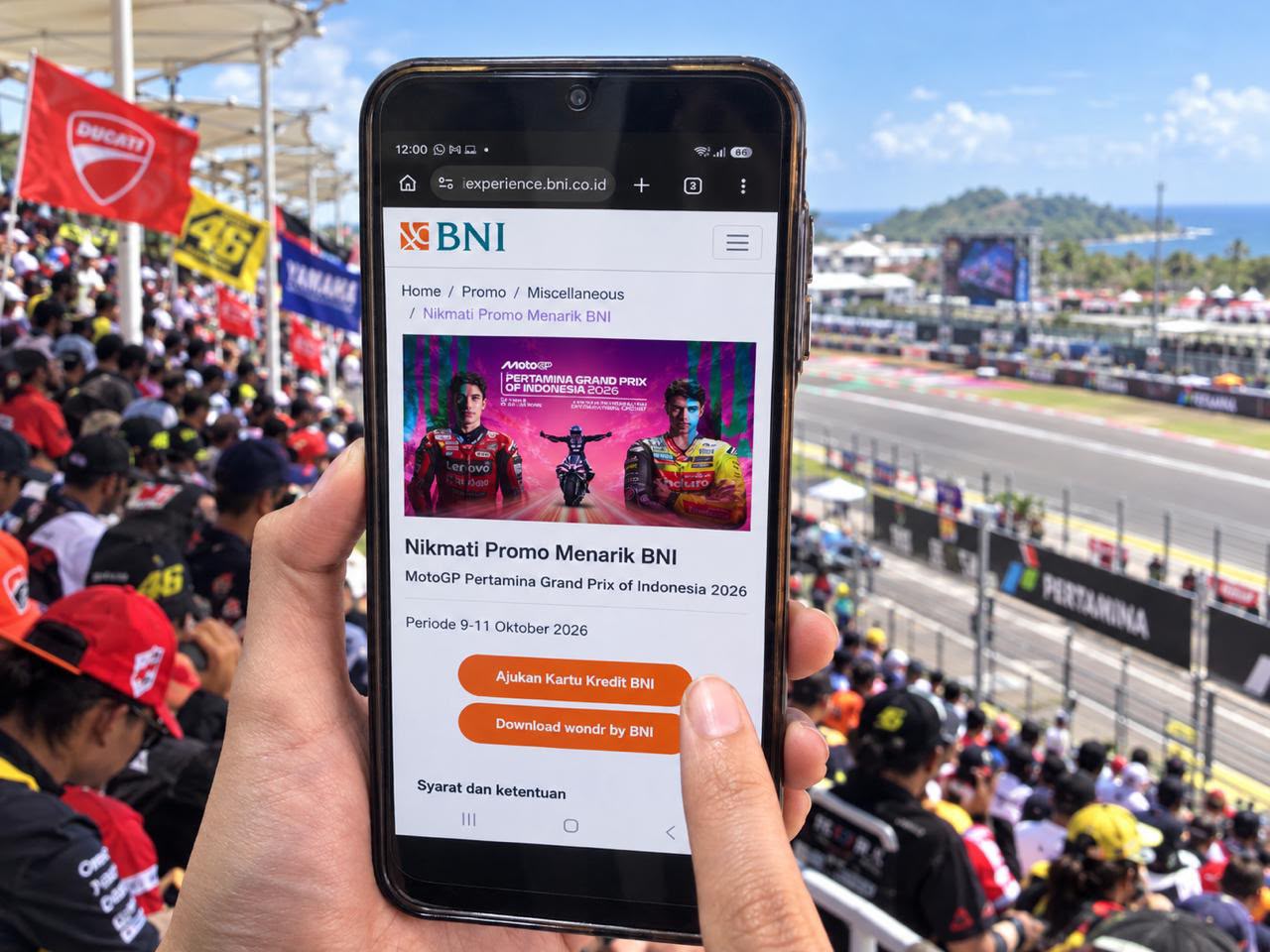 BNI Hadirkan Promo dan Kemudahan Transaksi di MotoGP Mand...