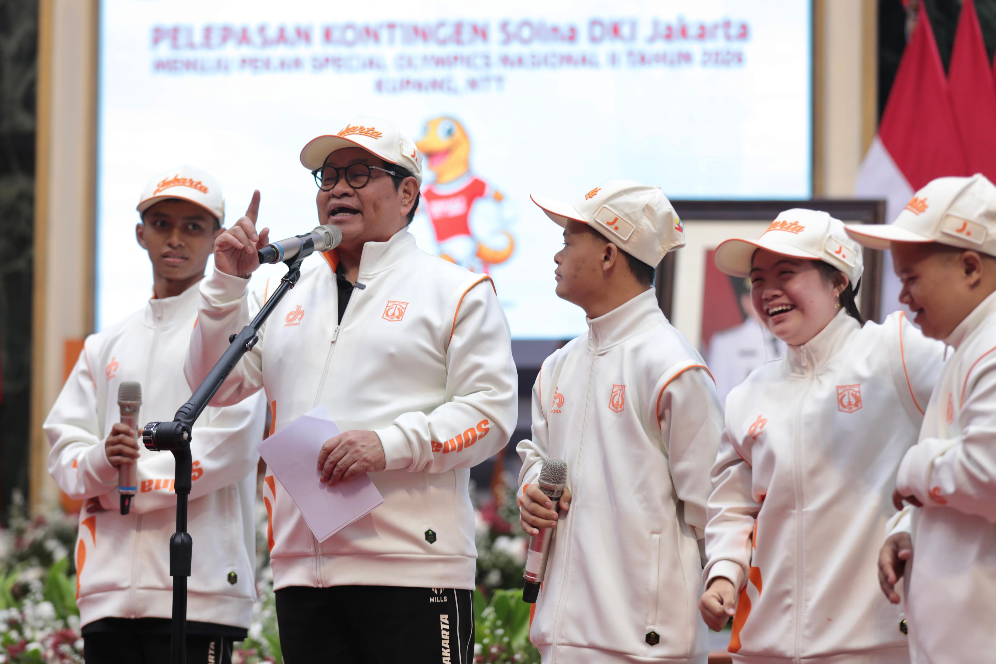 Gubernur Pramono Lepas 120 Atlet DKI Jakarta ke PESONAS 2026