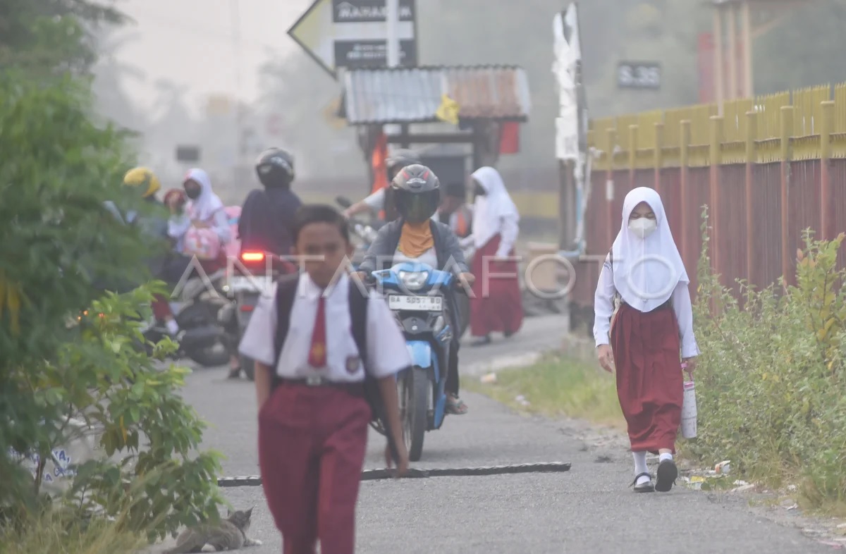 Terdampak Kabut Asap, Pemkot Padang Terapkan PJJ bagi Sis...